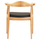 Karrige ngrënieje Ador 62x54x76,5Hcm (HM9948.01), zezë