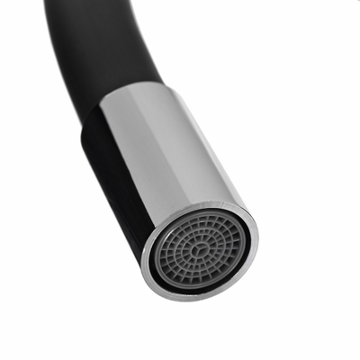 Rubinet kuzhine Pyramis Flessi Black, 41 cm, 1 levë, i zi