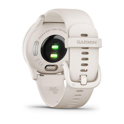 Ora inteligjente Garmin vívomove Sport, 40 mm, hibrid, ngjyrë ivory