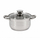 Tengere Heinner Myra, 18 cm, 2.5L, çelik inox me kapak xhami