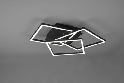 Llambadar t'avani Netlighting Mobile Modern LED, 2700-6000K, me telekomandë, metal, i zi mat