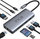 Adapter USB C Inca ITPC 10TX, 9 me 1, 1Gbps, gri