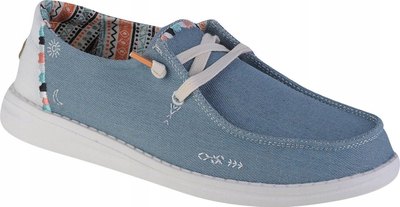 Këpucë për goca Hey Dude Wendy Boho W 40054-4MH, tekstil i lehtë, taban gome, blu