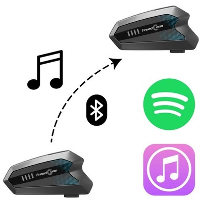 Interkom motoçiklete FreedConn Audio HERO V2 EU, Bluetooth, i zi