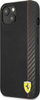 Mbrojtëse telefoni Ferrari On Track Carbon Stripe, iPhone 13 mini 5.4", e zezë