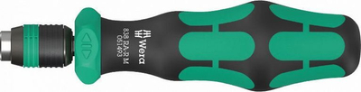 Шрафцигер со тресачка Wera 838 RA R M 05051493001, држач за битови 1/4\", ергономски, зелен