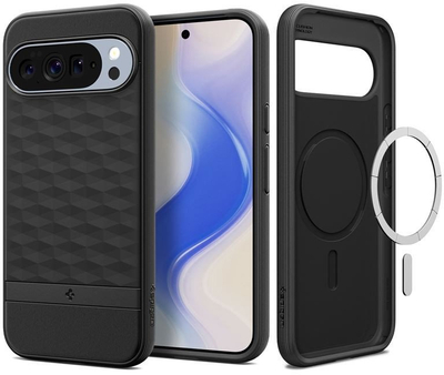 Mbulesë telefoni Spigen Caseology Parallax MagSafe për Google Pixel 10 Pro XL, profil i hollë, Matte Black