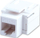 Prizë muri Lindy RJ-45 Keystone, e bardhë