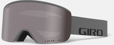 Очила за скијање Giro Axis, леќа VIVID Onyx Infrared, сив ремен