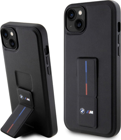 Mbulesë telefoni BMW BMHCP14M22GSLK për iPhone 14 Plus, hardcase Grip, e zezë
