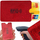 Mbulesë mbrojtëse kartash Extralink 1199, RFID blocking, kundër vjedhjes, e kuqe