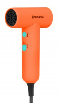 Tharëse flokësh Humanas AirTouch HD-AT03 mini, me jonizim, e portokalltë