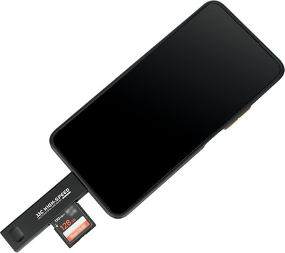 Lexues kartash JJC CR UCL1, USB, i vogël, i zi