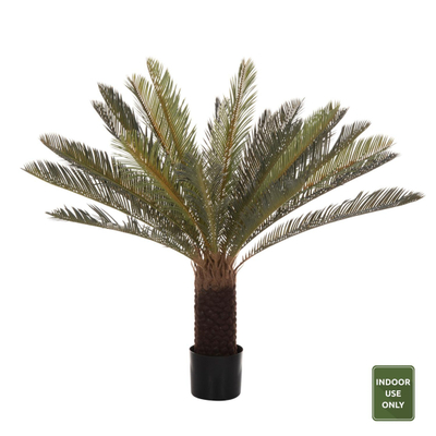 Bimë sintetike Spike-Leaf Palm në vazo (HM7983)