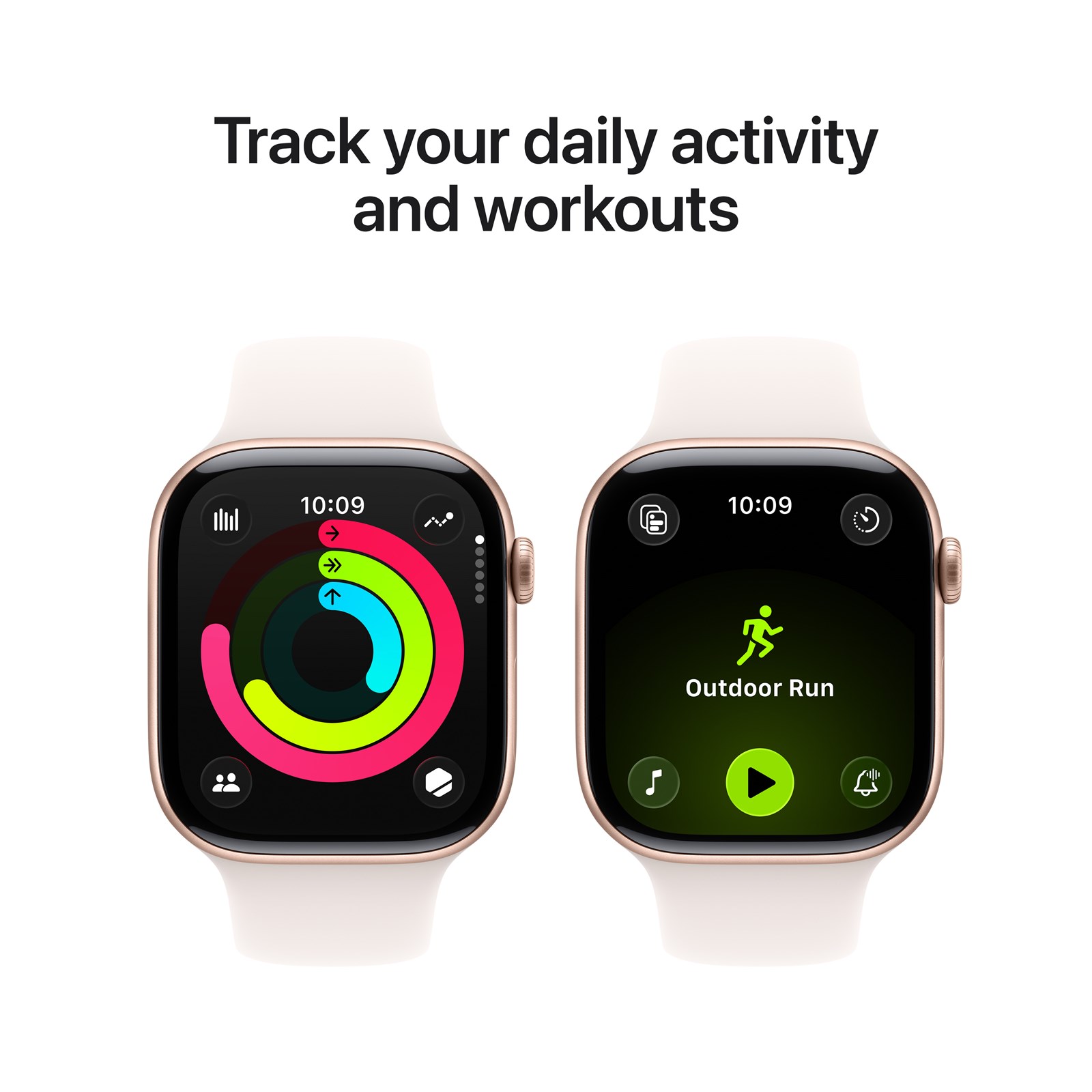 Apple Watch Series 11 GPS 42mm Rose Gold Aluminium Case with Light Blush Sport Band, M/L 4