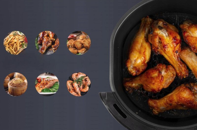 Fritezë me ajër XXL 3.6L, 1350W, e zezë
