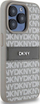 Mbrojtëse telefoni DKNY PU Leather Repeat Pattern, për iPhone 15 Pro, bezhë