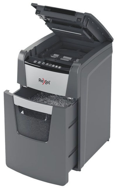Makinë shkatërrimi dokumentesh Rexel AutoFeed+ 130X, P-4, 44L, gri