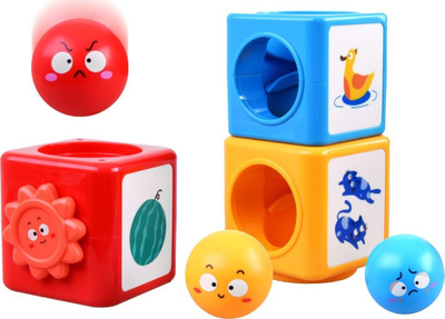 Lojë edukative Store And Sort Game, renditje forma dhe ngjyra, për kalamaj, shumëngjyrëshe