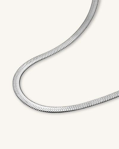 Rosefield Snake Necklace, Нерѓосувачки Челик, Сребрена