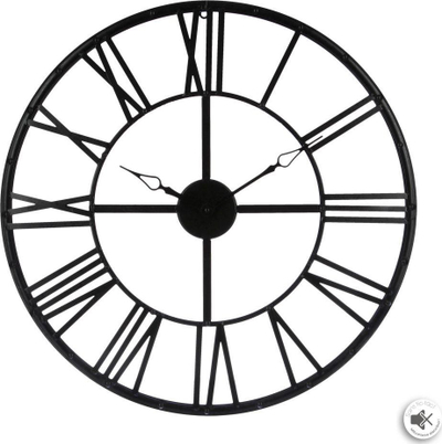 Orë muri Atmosphera Black Vintage, metal, 70cm, e zezë