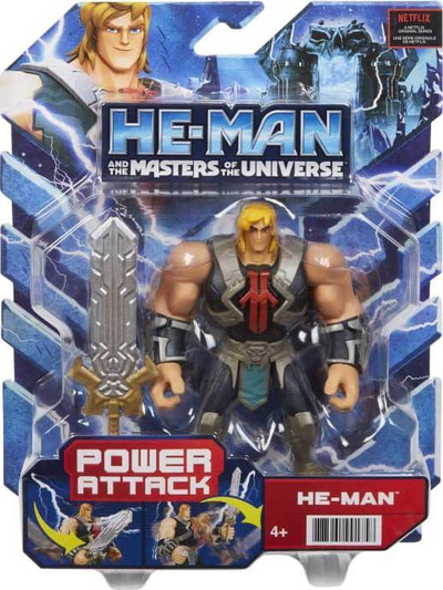 Figurë aksioni Mattel He-Man and the Masters of the Universe, He-Man HBL66, për koleksion, shumëngjyrëshe