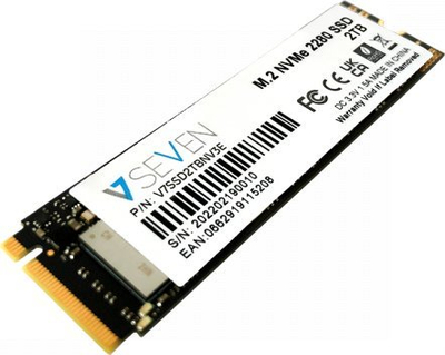 SSD i brendshëm V7 V7SSD1TBM2SE, M.2 SATA, 1TB, i zi