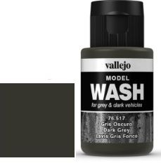 Bojë modeluese Vallejo Model Wash 76517, Dark Grey, 35ml
