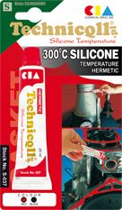 Sиликон за висока температура Technicqll 3390, 300°C, 20 ml, црвен