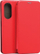 Këllëf libri Beline Magnetic për Oppo A98, me xhep kartash, i kuq
