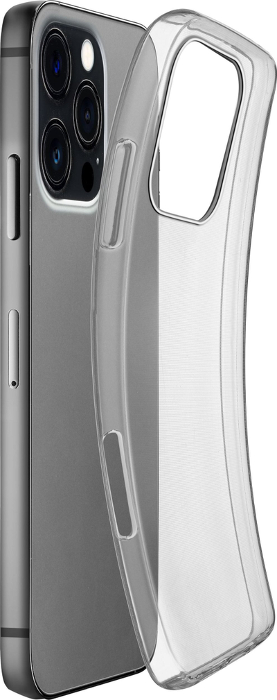 Maskë telefoni Cellularline Fine Case për iPhone 16 Pro Max, ultra e hollë, transparente