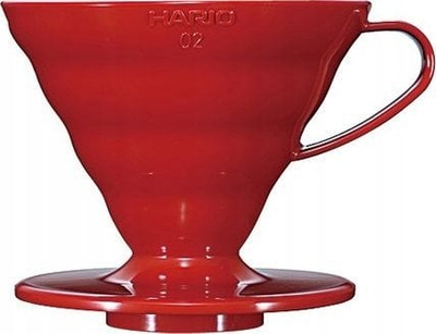 Filtruese kafeje Hario V60-02 qeramike, pour-over, e bardhë