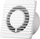 Ventilator banjoje airRoxy ENERGY PLANET 80 PS, 100mm, me çelës në kabllo, i bardhë