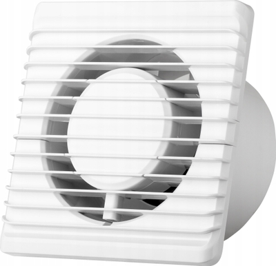 Ventilator banjoje airRoxy ENERGY PLANET 80 PS, 100mm, me çelës në kabllo, i bardhë