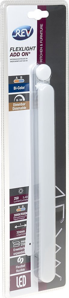 Dritë nën-dollapi REV FLEXLIGHT 3, LED, 4W, e bardhë