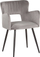 Set me 2 karrige ngrënieje SANILAC Velvet, metal, gri