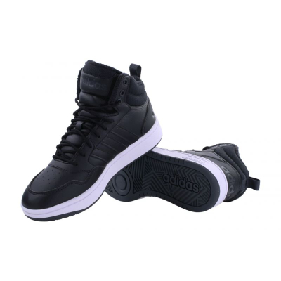 Atlete Adidas Hoops 3.0 Mid Wtr M GZ6679 për burra, të zeza
