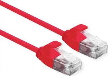 Kabllo rrjeti Roline 21.15.3911, RJ45, CAT 6A, 0.30m, e kuqe
