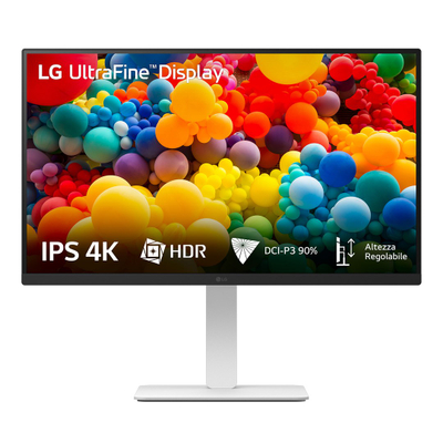 Monitor LG UltraFine 27US550-W, 27", 4K UHD, i bardhë