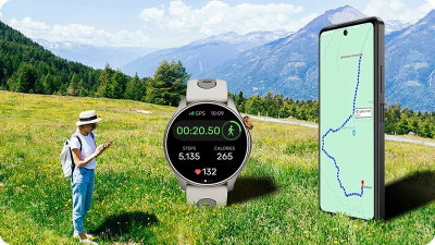Smartwatch myPhone Watch Adventure gri, për aktivitet e përditshmëri, njoftime smart, gri