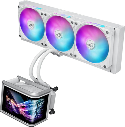 Ftohës uji CPU ASUS ROG Ryuo IV 360 ARGB, AIO, i bardhë