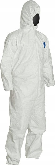 Kombine mbrojtëse DuPont TD127S 400 Dual Finish, Tyvek ACT, XL, e bardhë