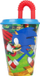 Gotë plastike me pipëz Sonic nga Stor, 430 ml, me ngjyra