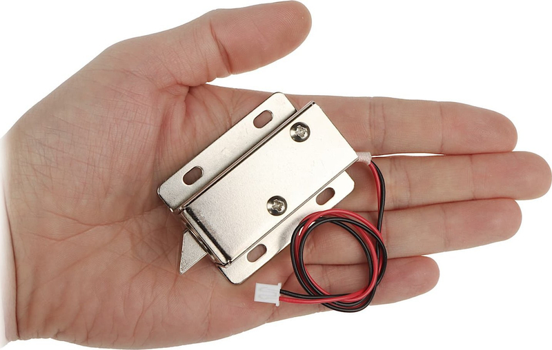 Kapëse elektromagnetike për dollap Dantom DT-03, 12V DC, për dyer të djathta dhe të majta
