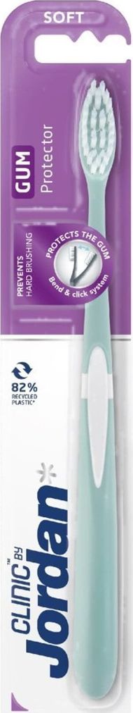 Furçë dhëmbësh Jordan Click Gum Protector Soft, për mbrojtje të mishrave, e butë