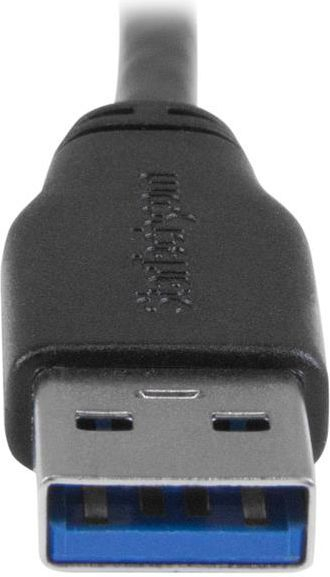 Kabllo StarTech USB-A - micro-B (USB3AU1MRS), 1 m, e zezë
