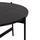 Set tavolina për kafe Ronda 2-pjesësh Φ80cm & Φ50cm (HM21089), zezë