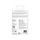 Кабел за полнење Puro TPE USB C во Lightning, 3m, 20W, бел