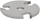 Thikë për grove Freud Grooving Knife F03FR02019, Ø50.8mm, H3.2mm, metalik