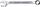 Комбиниран клуч СТАХЛВИЛЕ 13, 3/4\", 230mm, сребрен